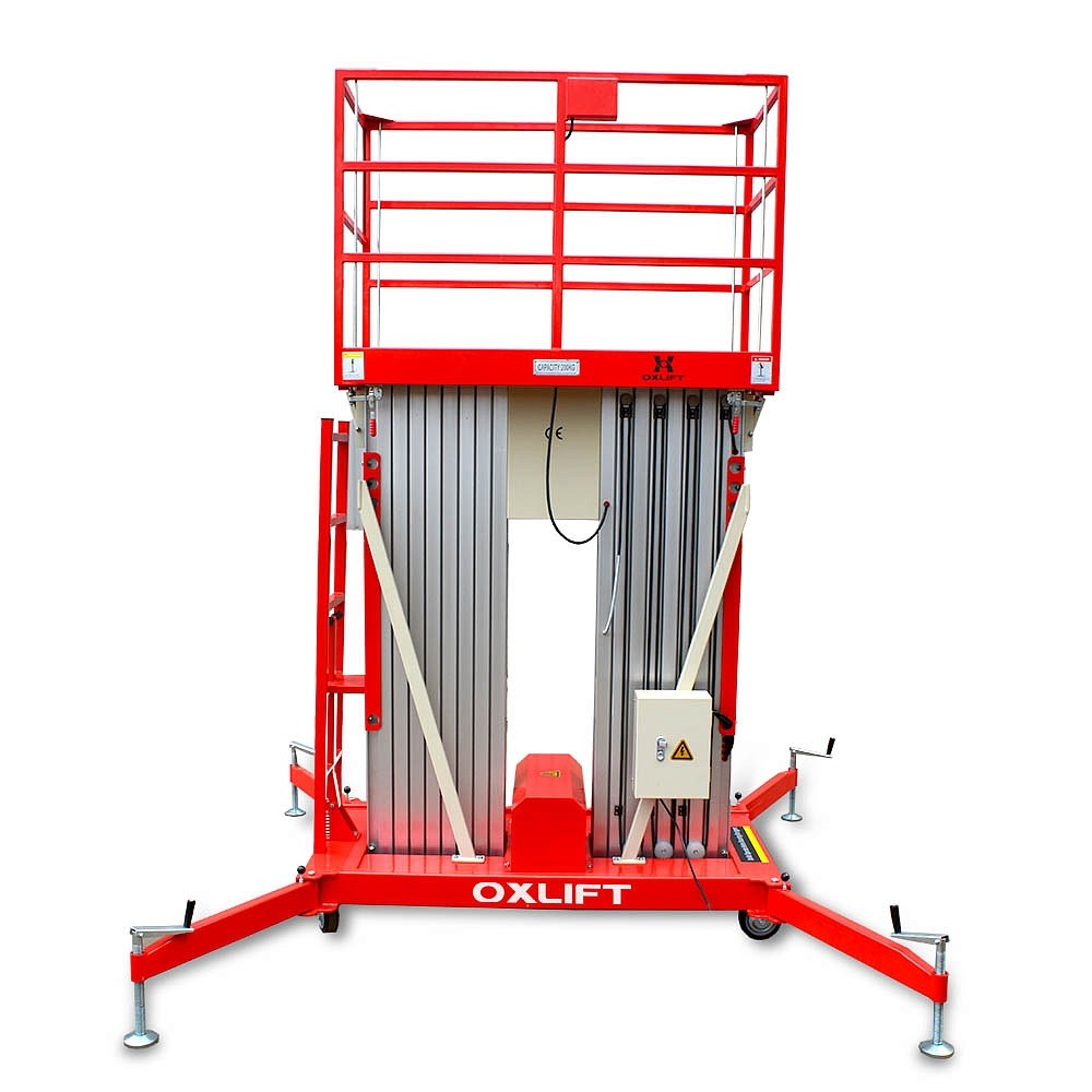Фото 21 - Телескопический Двухмачтовый Подъемник ZX-2-140 OXLIFT 14 м 150 кг.