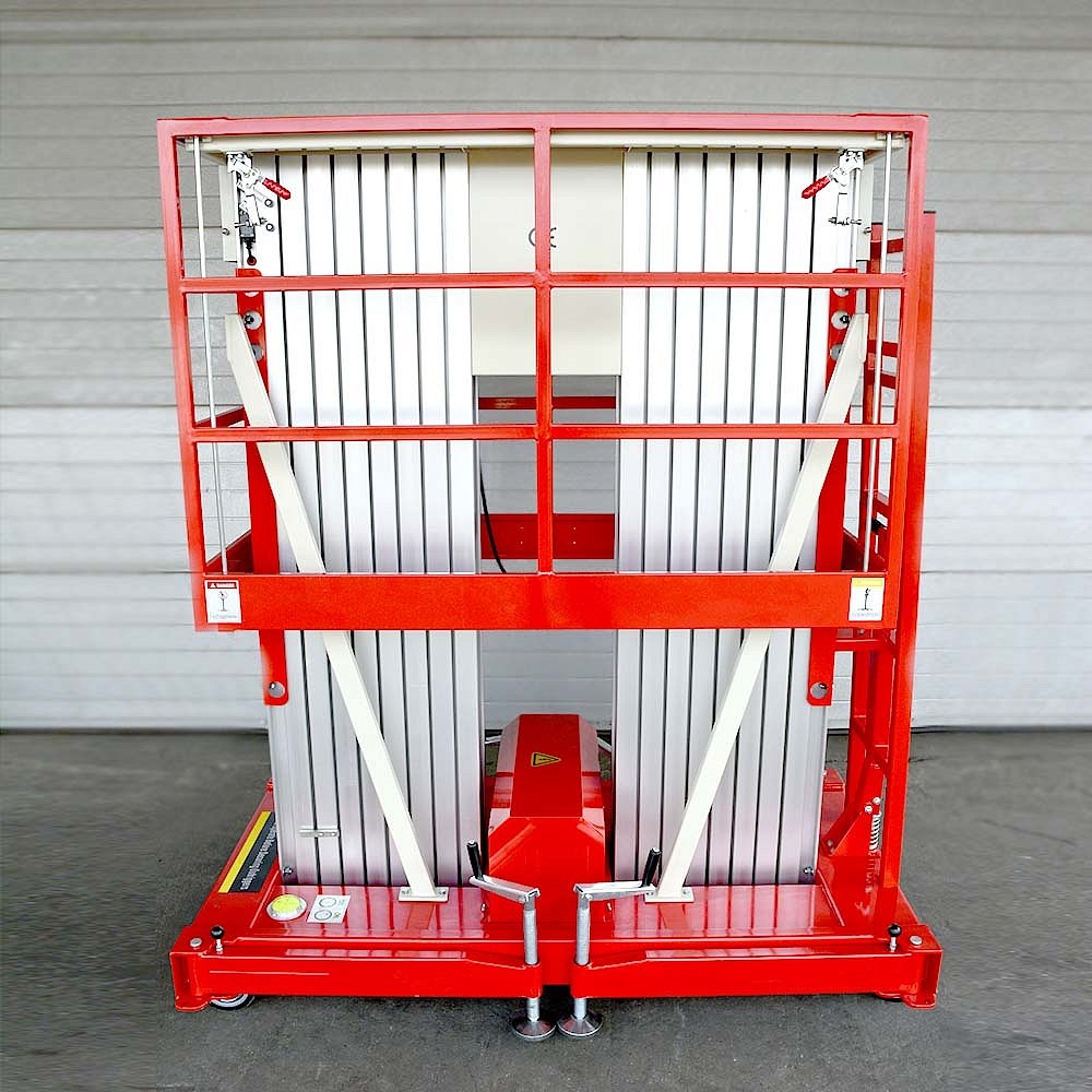 Фото 9 - Телескопический Двухмачтовый Подъемник ZX-2-090 OXLIFT 9 м 200 кг.
