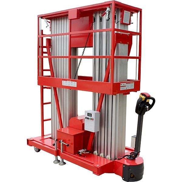 Фото 32 - Самоходный Телескопический Двухмачтовый Подъемник ZXE-2-120 OXLIFT 12 м 200 кг.