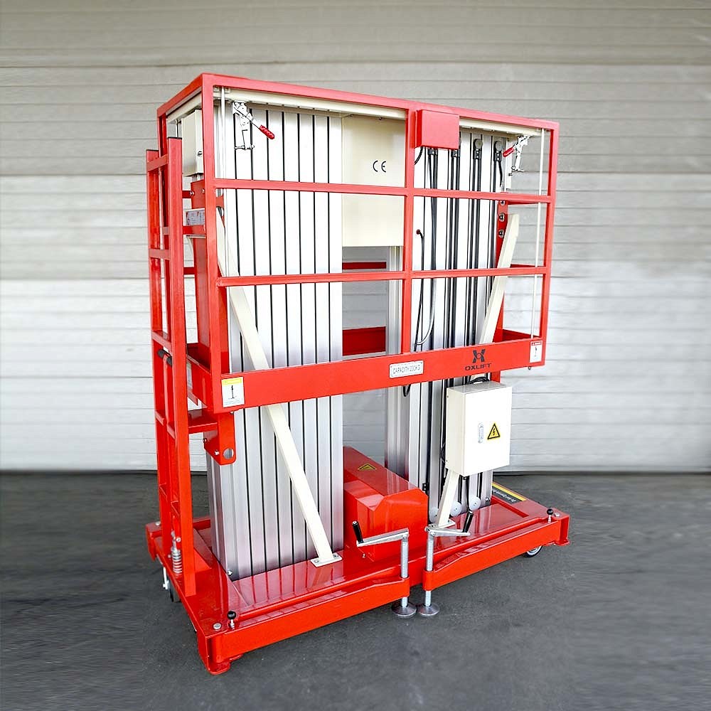 Фото 6 - Телескопический Двухмачтовый Подъемник ZX-2-120 OXLIFT 12 м 200 кг.