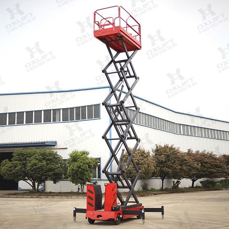 Фото 16 - Самоходный Ножничный Подъемник QZ-030-075 WD OXLIFT 300 кг 7,5 м.
