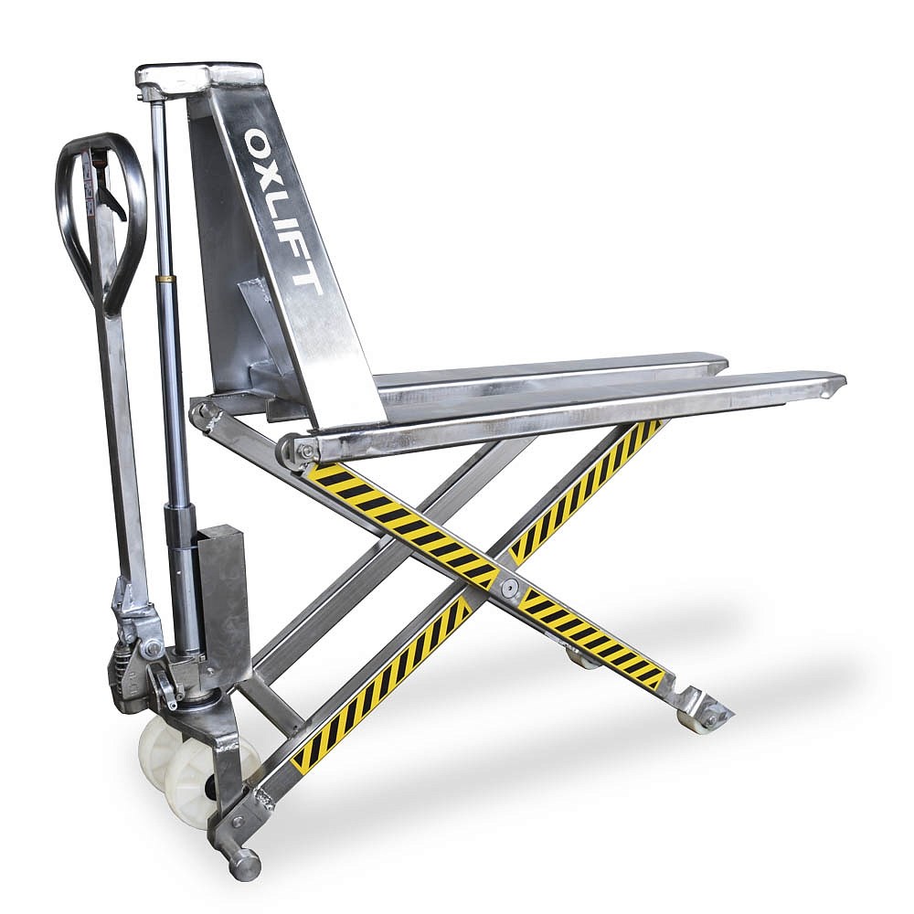 Фото 16 - Ножничная тележка из Нержавеющей Стали OXH-10Steel OXLIFT.