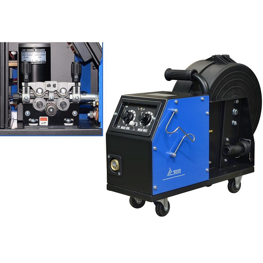 Фото 26 - Закрытый подающий механизм, 4 ролика для PRO MIG/MMA-400/500F / wire feeder.