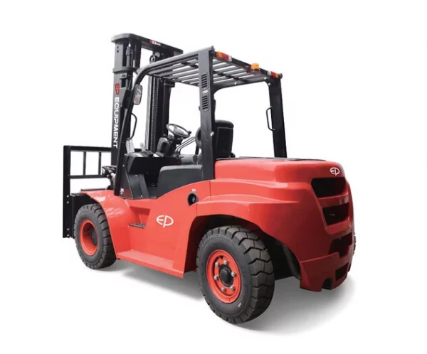 Фото 87 - Погрузчик вилочный дизельный EP Equipment CPCD70T8 OPTIMAL SERIES (Mitsubishi, 3F430, PT, SS + POS, кабина с отопителем).