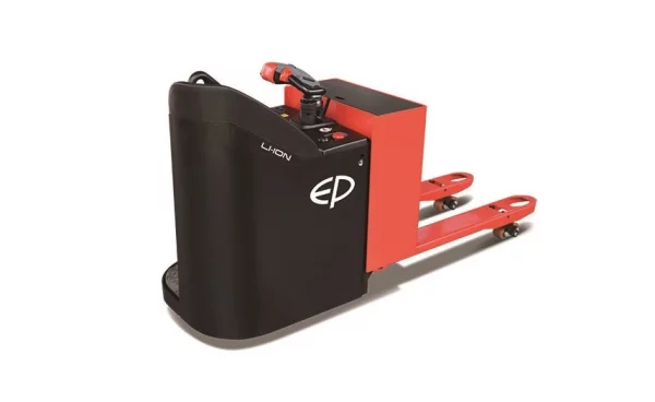 Фото 41 - Перевозчик паллет EP Equipment KPL201 (Кислотный, с платформой для оператора).