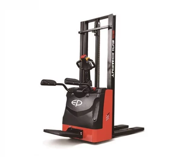 Фото 44 - Штабелер электрический самоходный EP Equipment RSB 141 ECONOMY (AGM, 2W390, с платформой и поручнями).